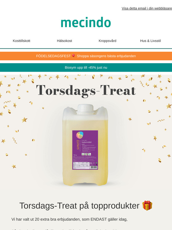 Torsdags-Treat – 20 EXTRA bra erbjudanden! 🎁