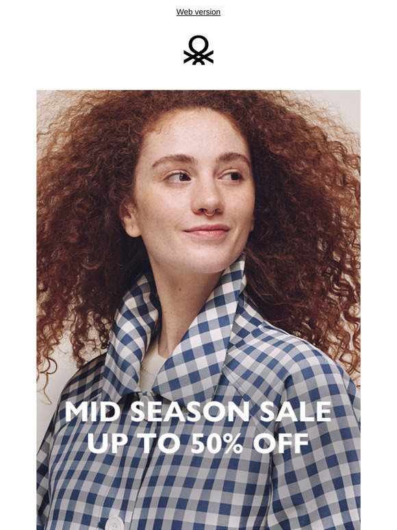 The Mid Season Sale goes on: discounts up to 50% off