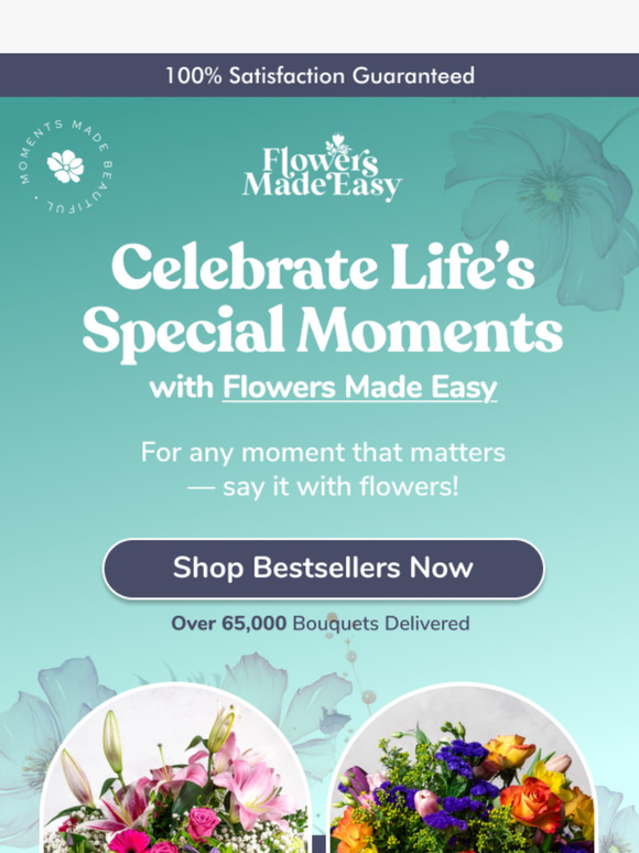 Perfect Flowers for Every Moment 🌸