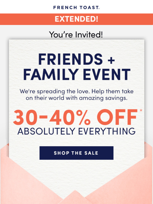 Surprise! 30% off extended 🥳
