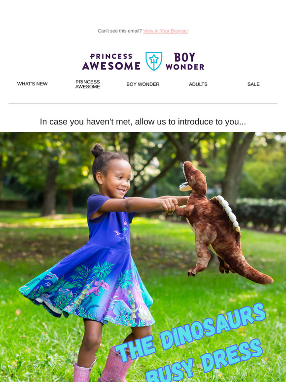 have you met the Dinosaur Busy Dress?🦖