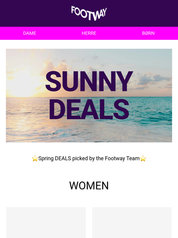 😎Sunny DEALS for Spring feet