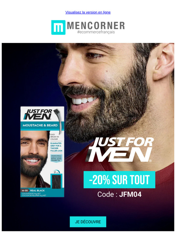 -20% sur Just For Men 🎁