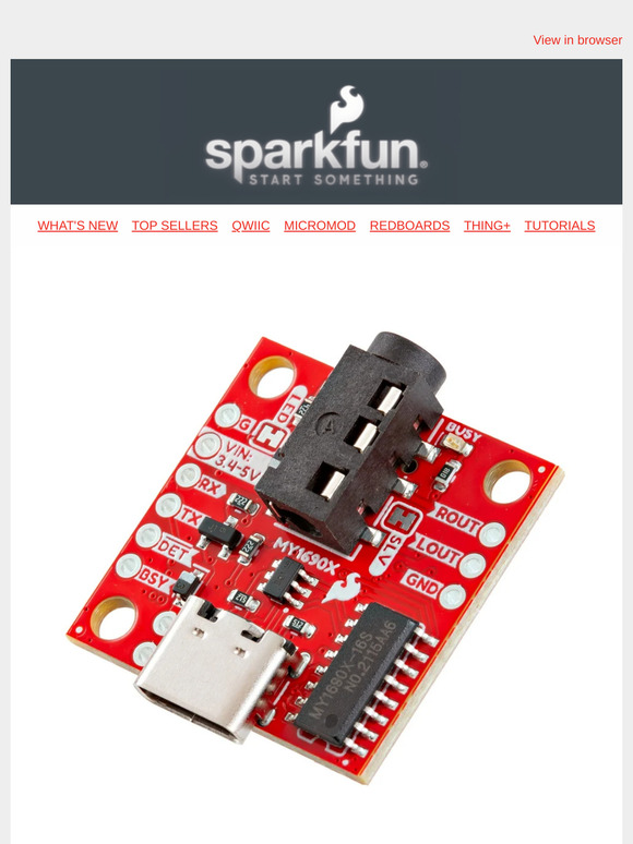 Unlock New Audio Possibilities with SparkFun 🎧
