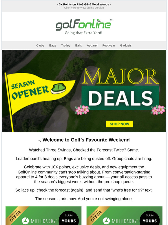 Big Shots at Augusta🌸 Bigger Rewards Inside —!