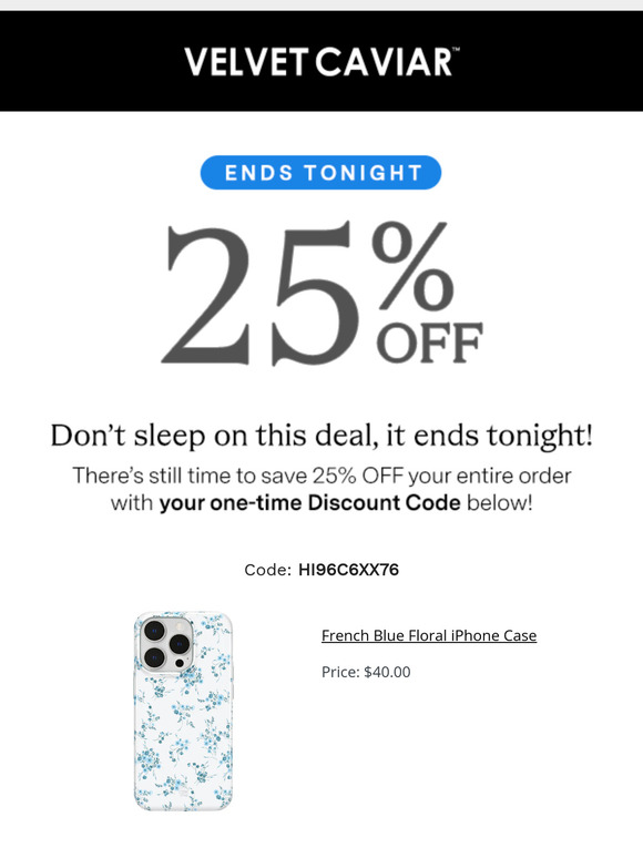 4 HOURS LEFT ⏰ 25% OFF