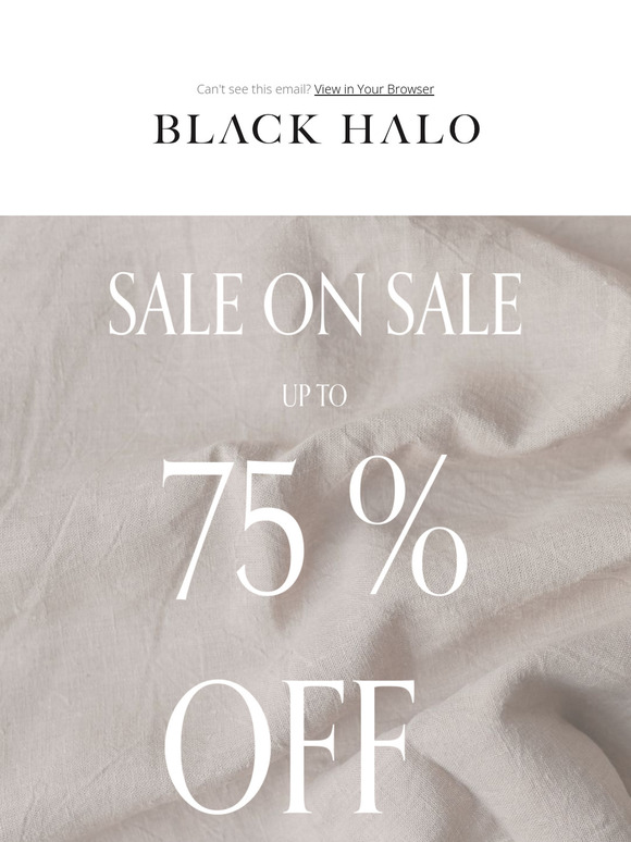 Sale is on Sale