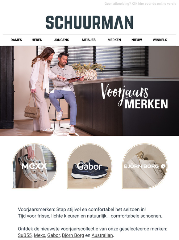 Shop comfortabele voorjaarsmerken! 💛