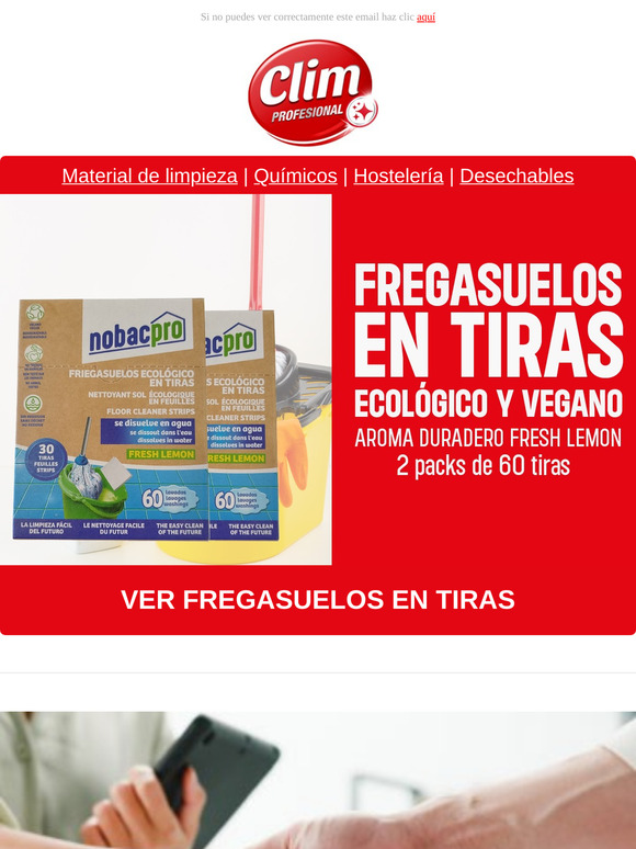 Fregasuelos vegano, ecológico y en tiras. Sí has leído bien.