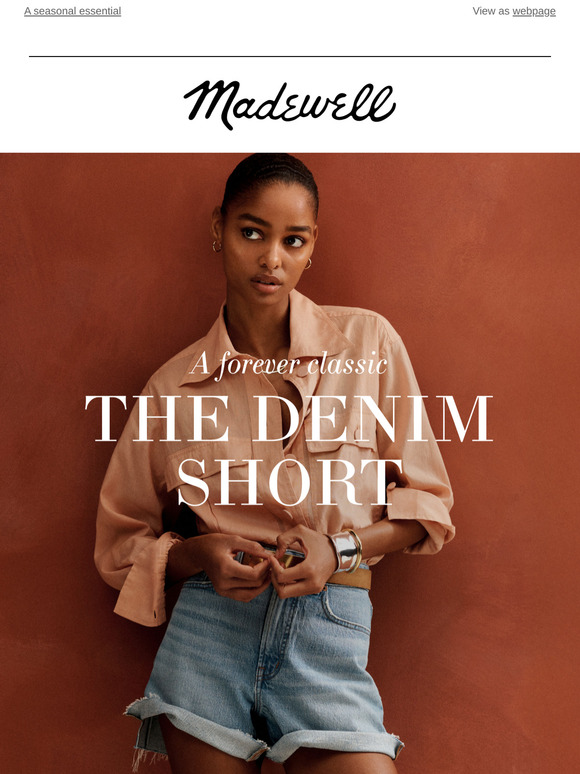 Forever classic: the denim short