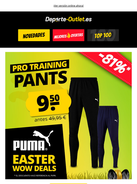 Pantalones de entrenamiento PUMA Pro ¡sólo 9,50 €! 😎