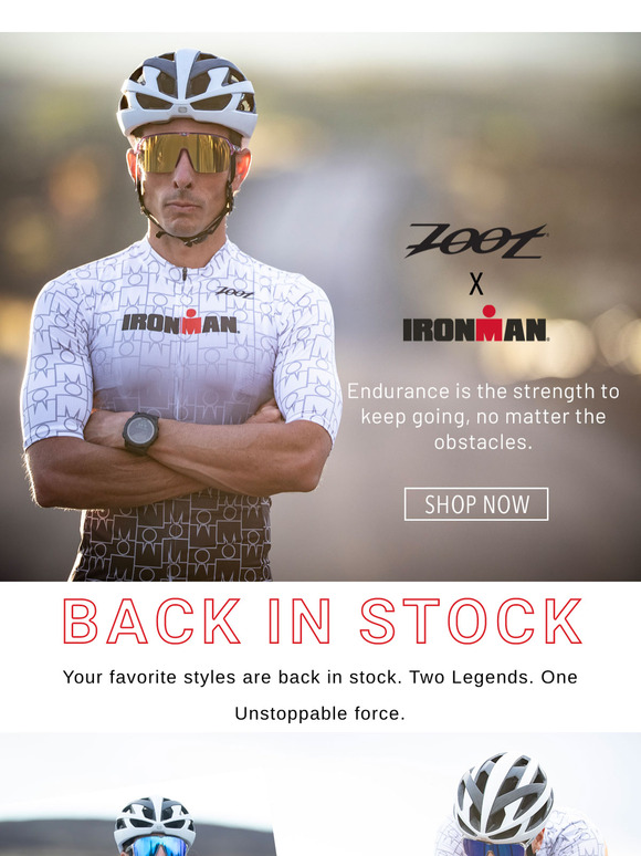 The exclusive IRONMAN + Zoot collaboration is BACK IN STOCK!