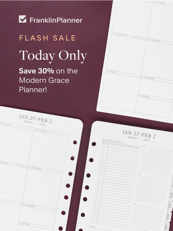Save 30% On This New 2025 Planner!