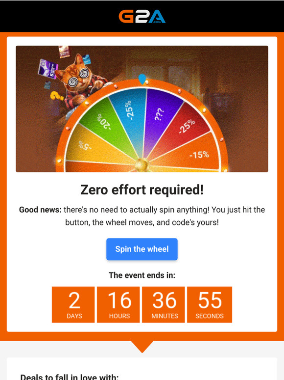 One click = one discount! 🎡