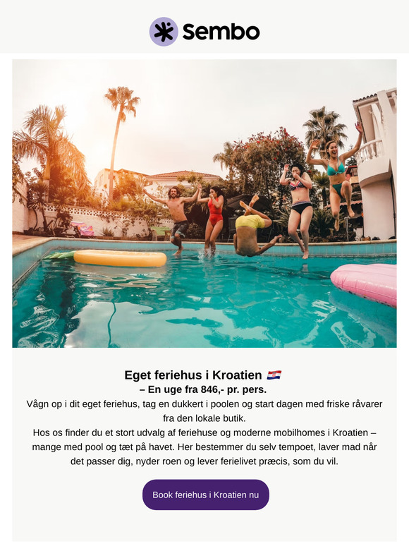 🏡 Dine egne feriehus i Kroatien – fra 846,- pr. pers.  🇭🇷