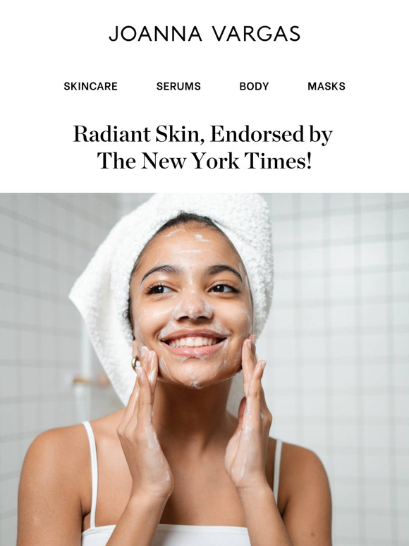 Featured in The New York Times: JV Vitamin C Face Wash!