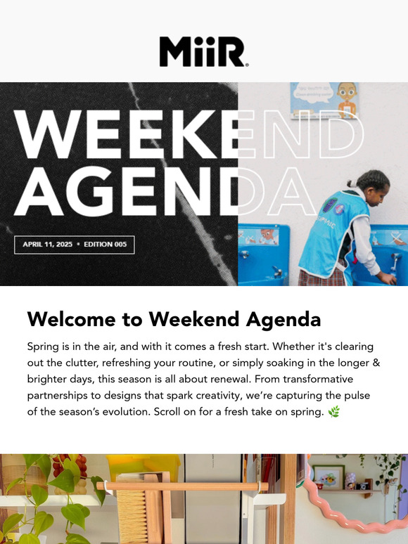 Weekend Agenda | Edition 005