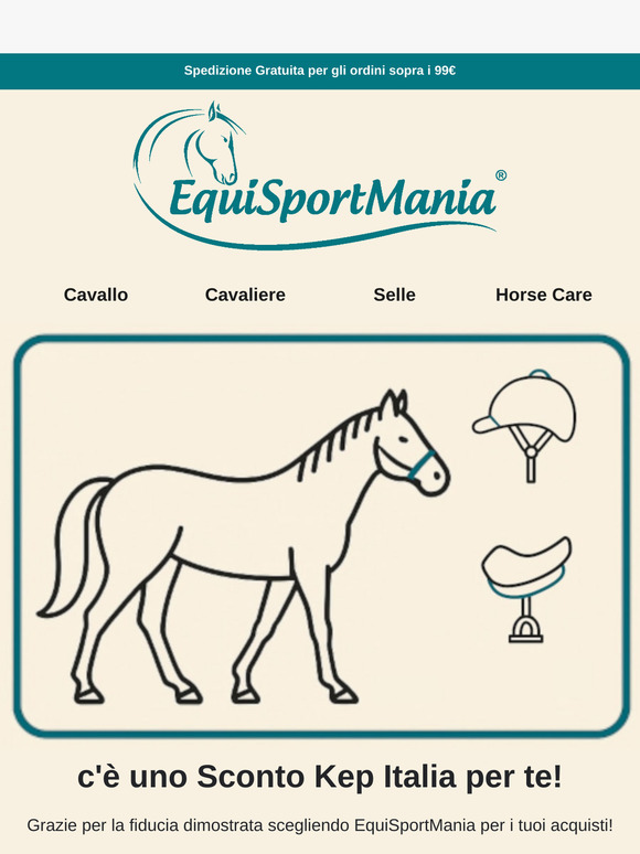 Kep Italia: extra Sconto esclusivo del 5%! 🪖🐎