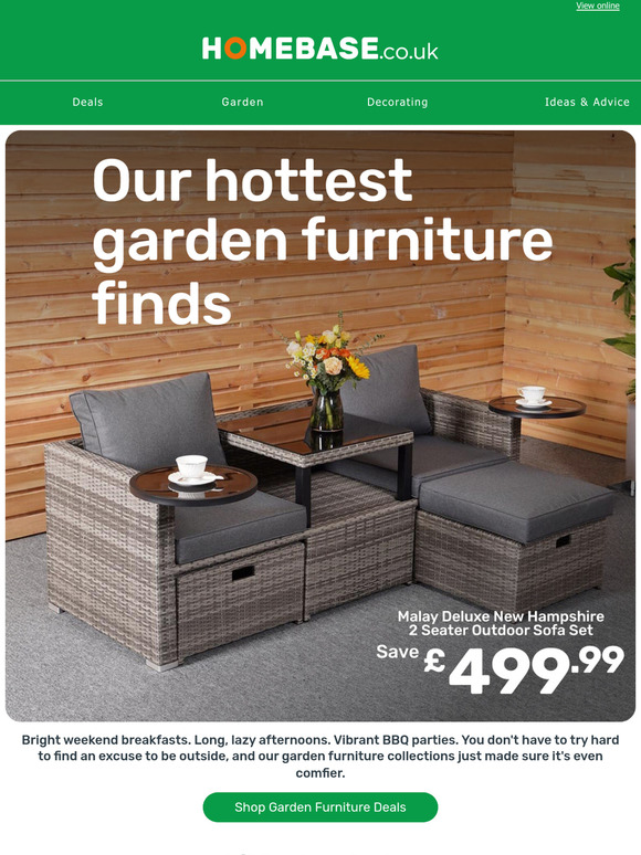 Our freshest deals on furniture for the garden