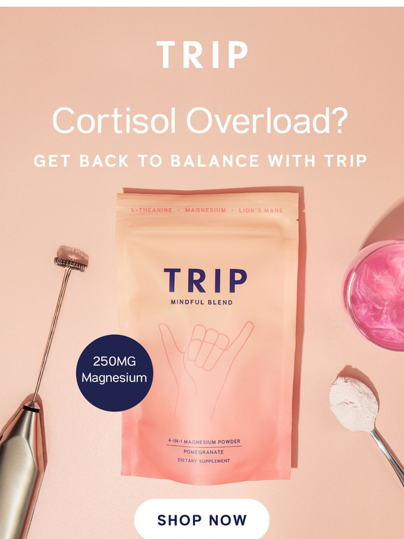 Cortisol overload? Get back to balance ✨