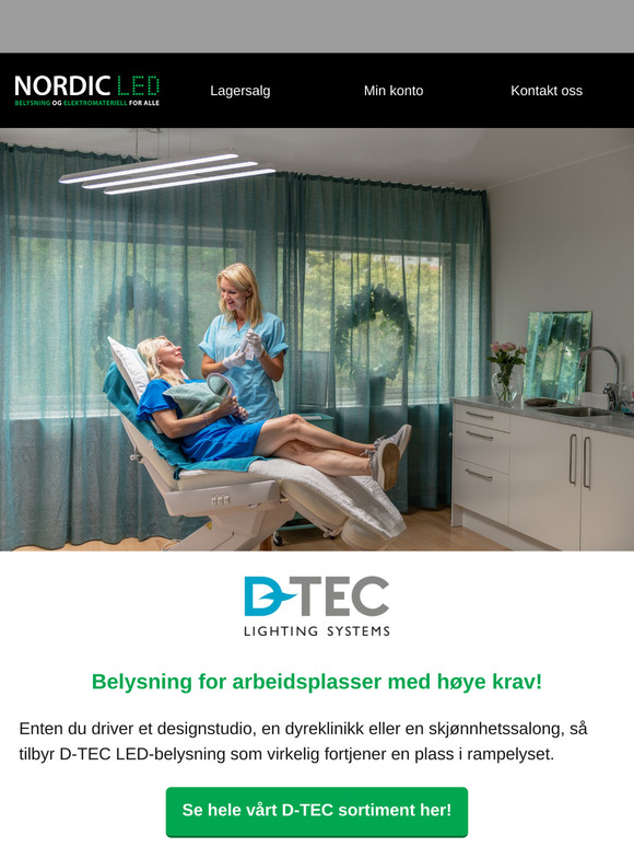 Belysning til arbeidsplassen? Da må du se her! 💡