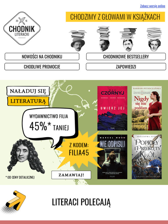 Wydawnictwo Filia 45% taniej!🔆