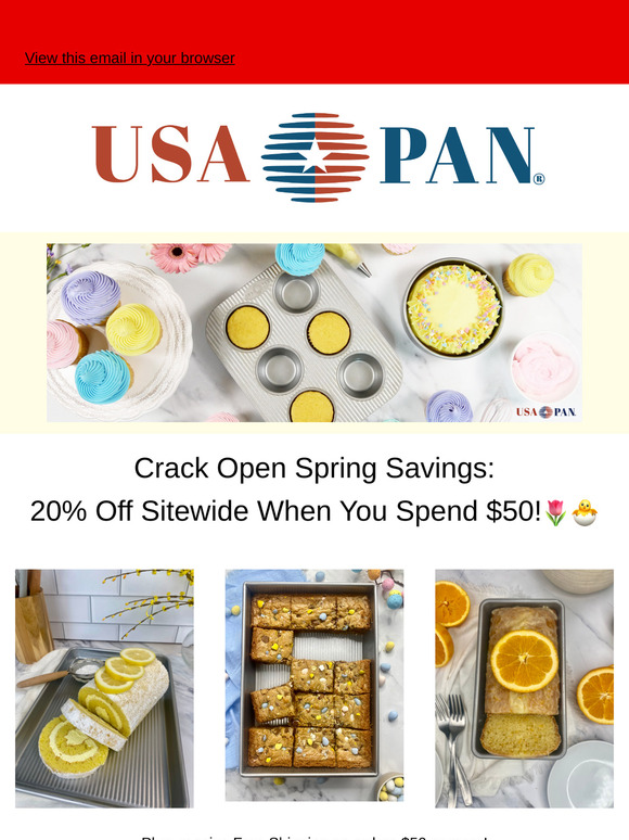Spring Savings: 20% Off Sitewide