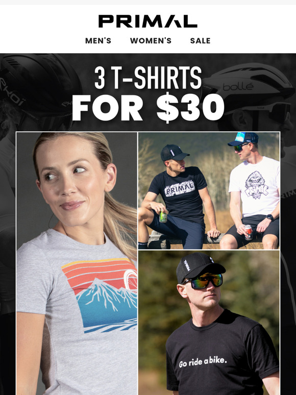 T-shirts - 3 for $30!  👕👕👕