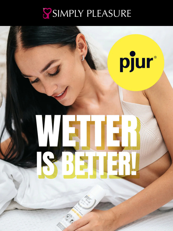 Wetter IS Better: Explore Premium Pjur Lubes 💦