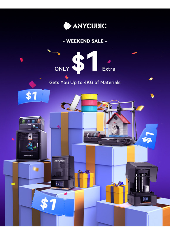 Unlock Your First Multi-Color 3D Printer - Starting at $359!