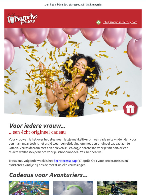 Voor iedere vrouw een écht origineel cadeau 👸