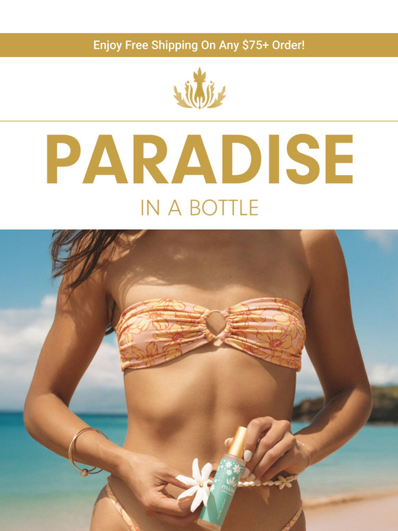 Paradise In A Bottle: Our Tropical Perfume Collection