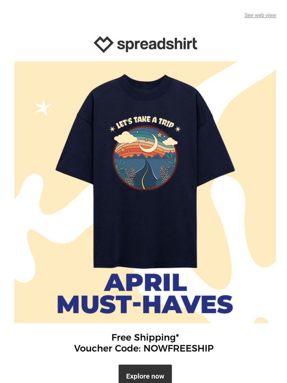 Free Shipping on the MUST-HAVES for April 🌸