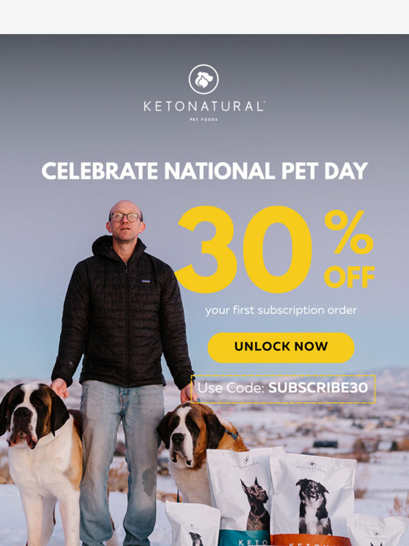 National Pet Day Deals! 🐶