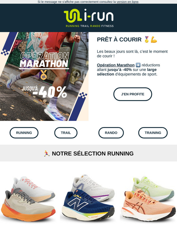 Jusqu'à -40% sur une large sélection