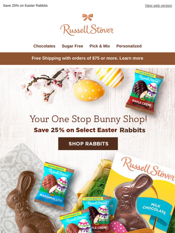 Save 25% at Your One Stop Bunny Shop!🐰