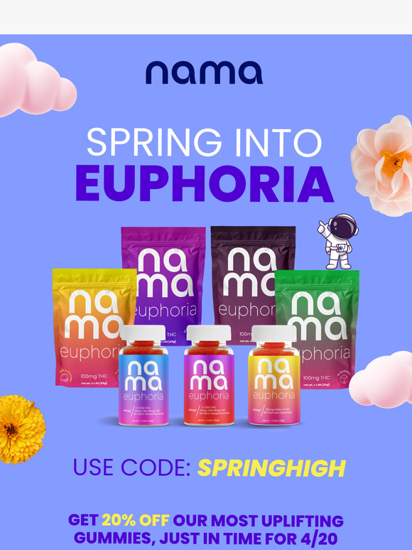 have you ever felt euphoria? try it for 20% off 😊☁️🍓