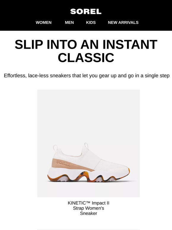 No laces? No worries.