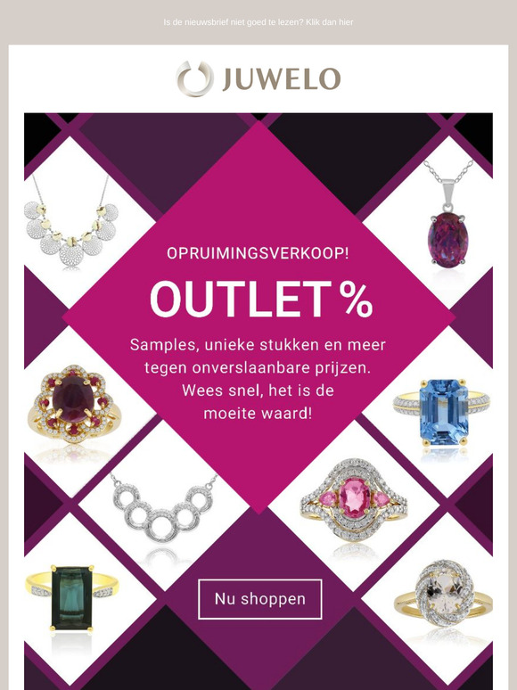 Vandaag tot 60% korting in de outlet 💎