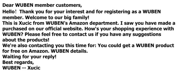 WUBEN SERVICE
