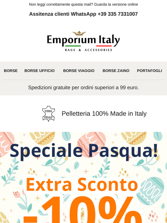 🐣 Pasqua Esclusiva: 10% di Sconto Extra per Te!