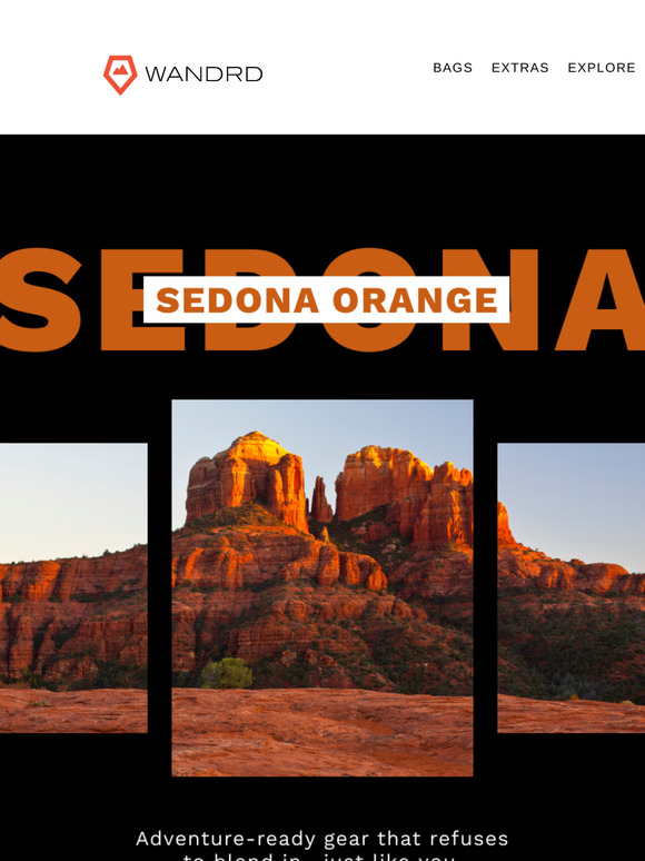 Stand Out or Get Left Behind: Sedona Orange Collection