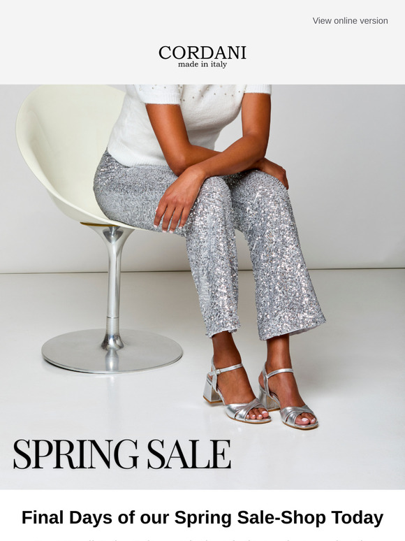 Last chance! Spring sale ends soon – 25% off