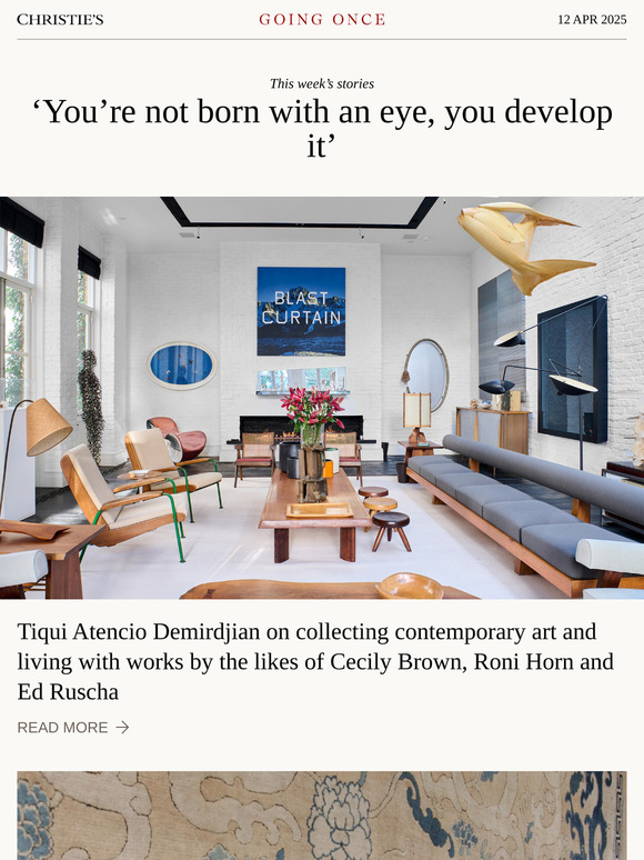 Going Once No. 430 | Tiqui Atencio Demirdjian on living with art