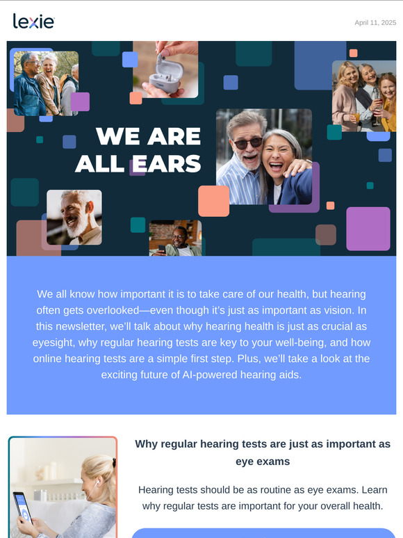 Is your hearing as healthy as your vision?