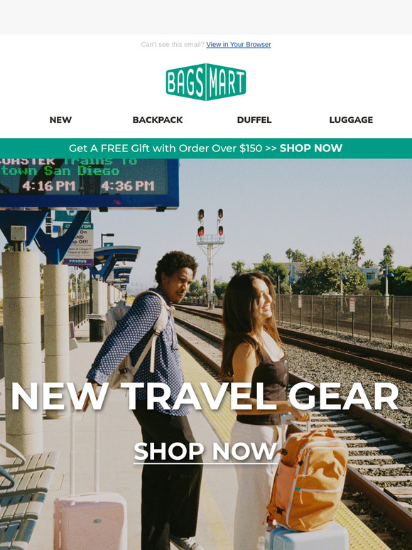 🧳New Gear for Your Next Getaway!
