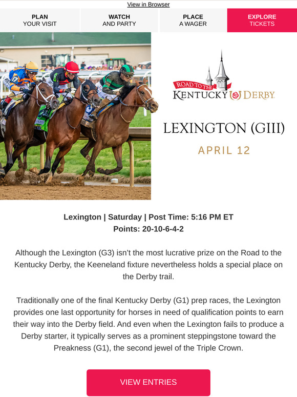 Last Prep Race on the Road to the Derby 🏇