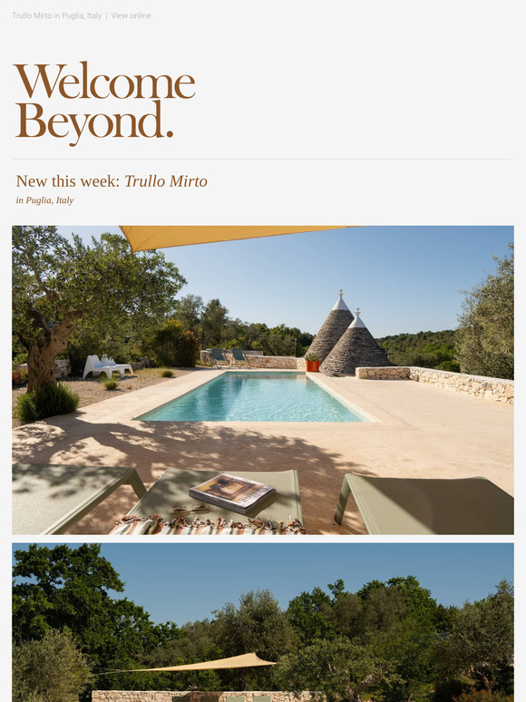 New this week: Trullo Mirto