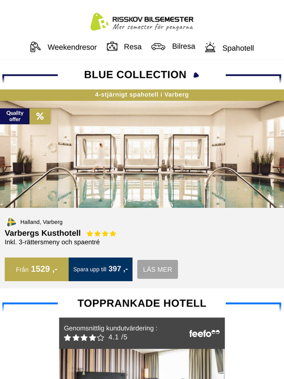 Vill ni bli bortskämda på ett spa-hotell under en spa-weekend?