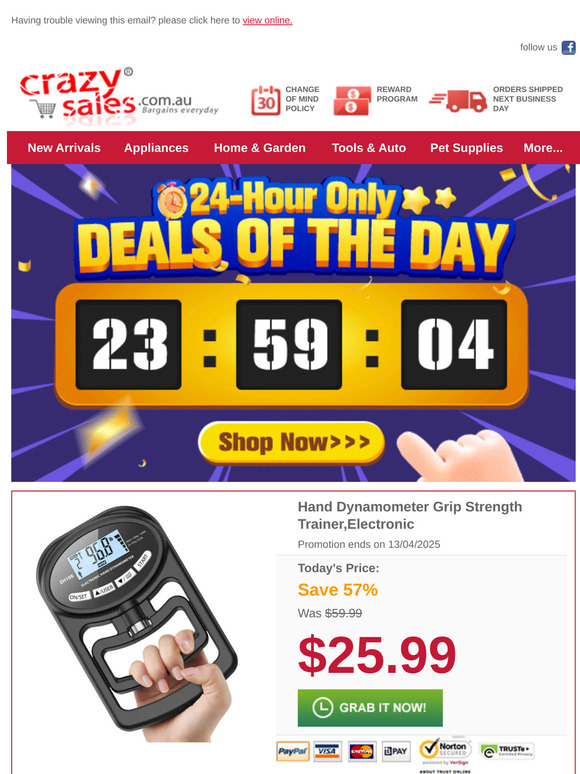 Get a Grip on Strength – New Trainer for $25.99